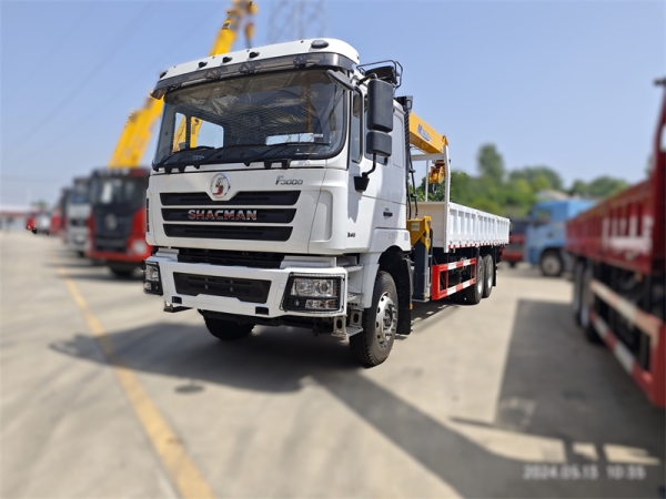 Shacman F3000 6x4 Truck with XCMG 12tons Straight-arms Crane Truck