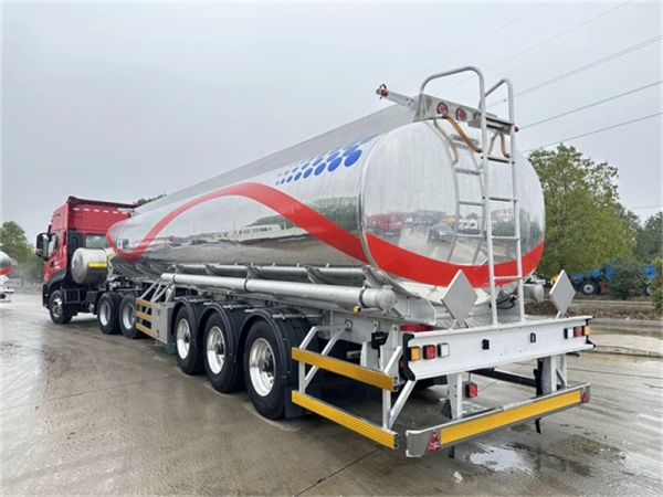 32cbm Aluminum Oil Tank Semi Trailer