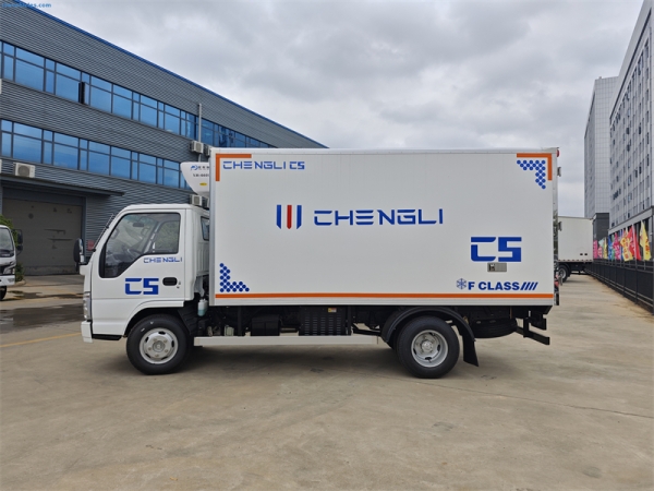 Isuzu Elf 4x2 Cooling Reefer Truck with Appearance Customization