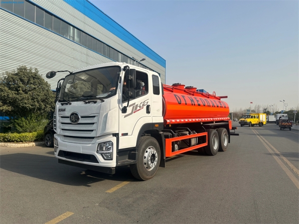 FAW JK6 6x4 21m³ oil tanker transport truck