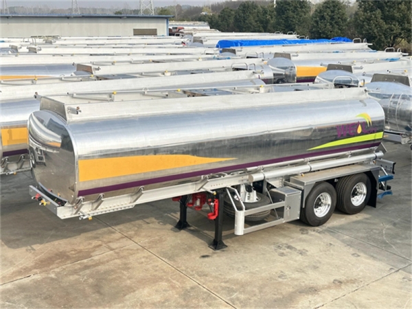 Mirror Aluminum Oil Tank Semi Trailer