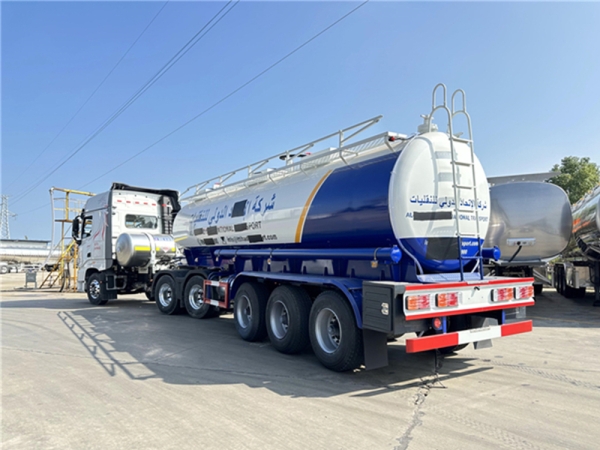 26cbm 3 axles Liquid chemical tank semi trailer