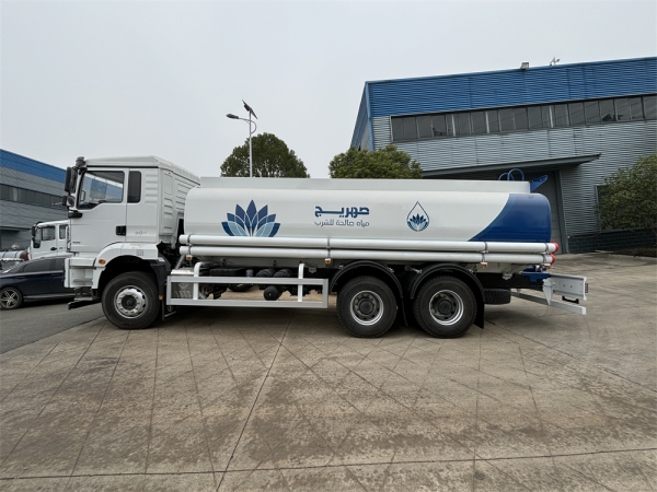 Shacman H3000 6x4 18cbm Drinking Water Tanker Transport Truck