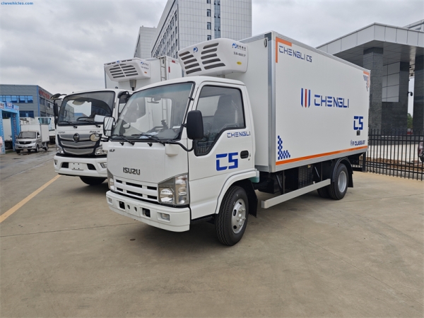 Isuzu Elf 4x2 Cooling Reefer Truck with Appearance Customization