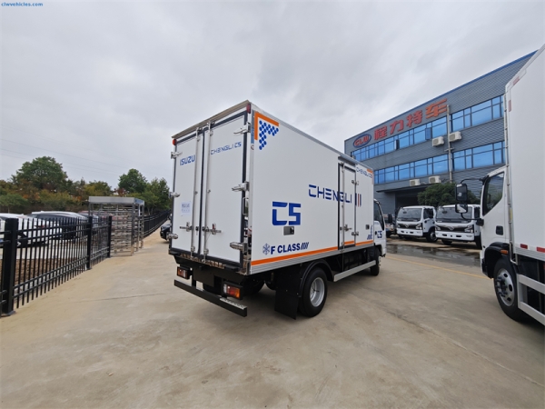 Isuzu Elf 4x2 Cooling Reefer Truck with Appearance Customization