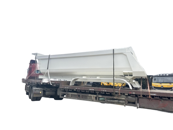 New design T700 steel U type 38cbm dump box for Saudi market