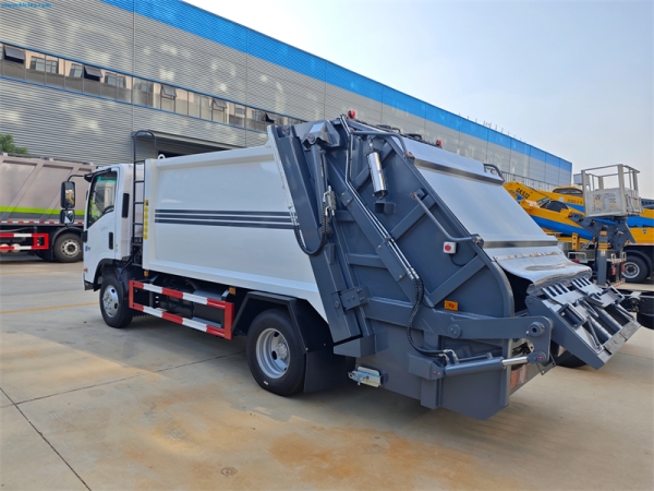 ISUZU KV100 4x2 8cbm garbage compactor truck with customization