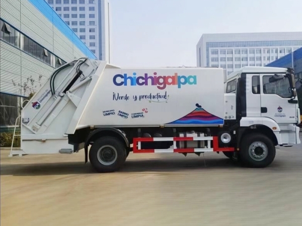 Shacman H3000 garbage compactor truck